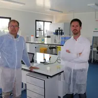 Gilles Nassy, directeur du pôle viande et charcuterie et Aurélien Collin, le responsable du Ciri.I « Nous regroupons sur un seul site l’ensemble de no
