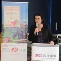 « Nous devons encore davantage inciter le consommateur à acheter français » a souligné Chrystèle Amiaud, la présidente du groupement porc Porcineo..