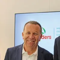 Philippe Manry, directeur nutrition animale, (au centre),Sophie Thouenon, responsable RSE, et Antoine Leneveu,directeur nation