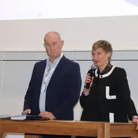 Michel Bloc'h, président de l'UGPVB, avec Mathilde Roux, la nouvelle directrice de l'Union. "Le collectif