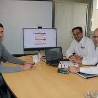 Gabriel Manac’h, Laurent Abiven et Thierry Boulet de Porc Armor Évolution : « Le naissage associatif se développe à nouveau, d