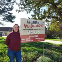 <em class="placeholder">Sophie Gaimon, co-gérante de la ferme de Vautournon. « Nous travaillons avec l'humain avant tout. Et quand les conditions