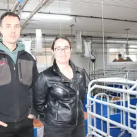 Ludivine Lamour et Mathieu Pennec.