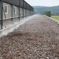 Des bonnes pratiques environnementales ont progressivement été adoptées par les éleveurs (ici, un laveur d'air biologique