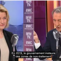 Barbara Pompili et Jean-Jacques Bourdin