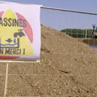 Le chantier de la première bassine de la Sèvre Niortaise à Mauzé-sur-le-Mignon a commencé.