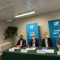 Représentants du Crédit Agricole le 14 septembre au Space