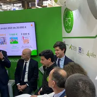 Jean-Michel Blanquer et Julien Denormandie au salon de l'agriculture