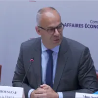 Arnaud Rousseau, président de la FNSEA, devant la commission des affaires économiques du Sénat le 31 mai 2023.