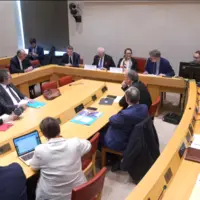 Christian Huyghes, directeur scientifique agriculture de l'Inrae, devant le Sénat.