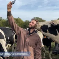 Le vétérinaire Tudual Le Bras, alias Dr Toudou, dans un reportage sur M6.