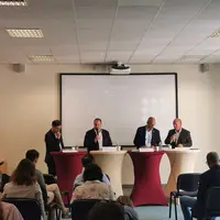 Représentants de la FNSEA, des Jeunes agriculteurs, des Chambres d'agriculture s'exprimant sur la planficiation écologique.