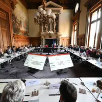 Réunion au ministère de l'Agriculture pour le lancement du chantier de planification écologique sur les produits phytosanitaires.
