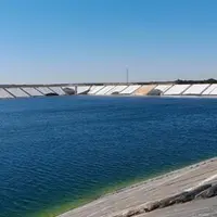 Réserve d'eau de Nalliers, en Vendée, endommagée.