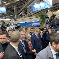 Elisabeth Borne avec Marc Fesneau le 27 février au salon de l'Agriculture.