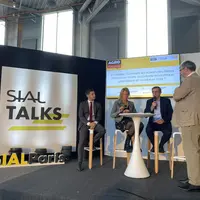 Mickael Nogal, DG Ania, et Dominique Chargé, président de la Coopération agricole.