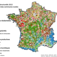 diversité des ruralités en France carte