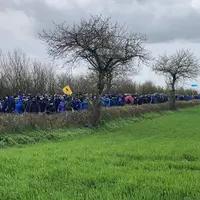 Manifestation contre la bassine de Sainte-Soline dans les Deux-Sèvres organisée par Les Soulèvements de la Terre