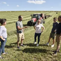 Edouard Bergeon à la ferme d’Avrely dans le Cher.