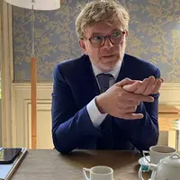 Marc Fesneau, ministre de l'Agriculture dans son bureau