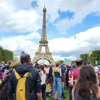 Arrivée du Convoi de l'eau le 26 août à Paris.