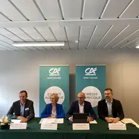 Conférence de presse du Crédit Agricole au Space 2023 à Rennes