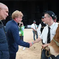 Marc Fesneau le 3 octobre au Sommet de l'élevage à Cournon d'Auvergne.