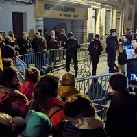 Déclaration des militants contre la bassine de Sainte-Soline devant le tribunal de Niort