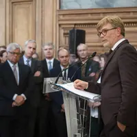 Lundi 15 janvier 2024, Marc Fesneau, ministre de l'Agriculture et de la Souveraineté alimentaire, présente ses vœux aux professionnels du monde ag