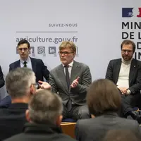 Présentation du plan de souveraineté sur l’élevage par Marc Fesneau le 25 février au salon de l’agriculture.
