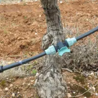 système d'irrigation dans les vignes