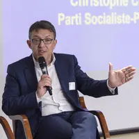Christophe Clergeau, député européen, candidat en 5e position sur la liste PS menée par Raphaël Glucksmann pour les élections européennes.