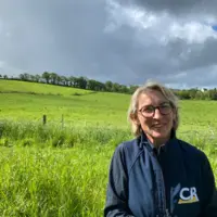 Véronique Le Floc’h, présidente de la Coordination rurale, dans sa ferme à Elliant dans le Sud Finistère