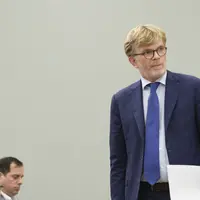 Marc Fesneau prend la parole aux Controverses de l'agriculture en 2023.