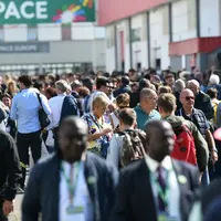 Visiteurs durant le salon Space 2024