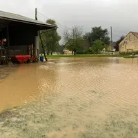 ferme inondée en Seine-et-Marne