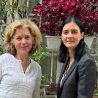 Claudia Ferrazzi, fondatrice et PDG de Viarte, et Audrey Bourolleau, cofondatrice et directrice d’Hectar.