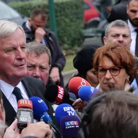 Michel Barnier et Annie Genevard au Sommet de l'élevage 2024.