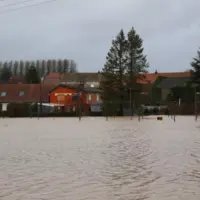 inondation touchant une maison