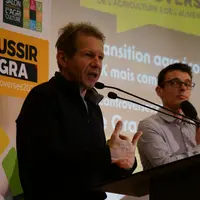 Jean-Marc Jancovici fondateur du Think tank le Shift project intervenant lors des Controverses de l’agriculture organisées par le groupe Réussir