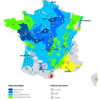 carte France nappes phréatiques
