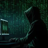 Hacker devant un ordinateur