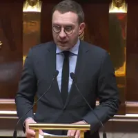 Le député Julien Dive à l'Assemblée nationale.