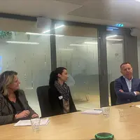 Philippe Manry, directeur général de Sanders, et Soazig Di Bianco, enseignant-chercheur en sociologie à l’Esa d’Angers.