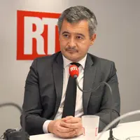 Le ministre de la Justice Gérald Darmanin sur le plateau de la radio RTL au salon de l'agriculture.