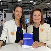 De gauche à droite : Gabrielle Dufour, responsable communication du think tank Agridées et Anne Dumont-Leca, fondatrice et présidente de Vox Demeter m