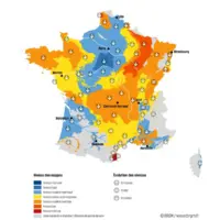 Carte de la situation des nappes au 15 juin 2025