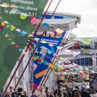 vue extérieur des pavilles du salon de l'agriculture porte de Versailles