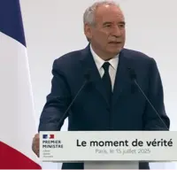 François Bayrou prononçant un discours