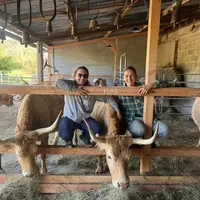 Françoise Touyet et Annabelle Meyer, éleveuses de vaches béarnaises